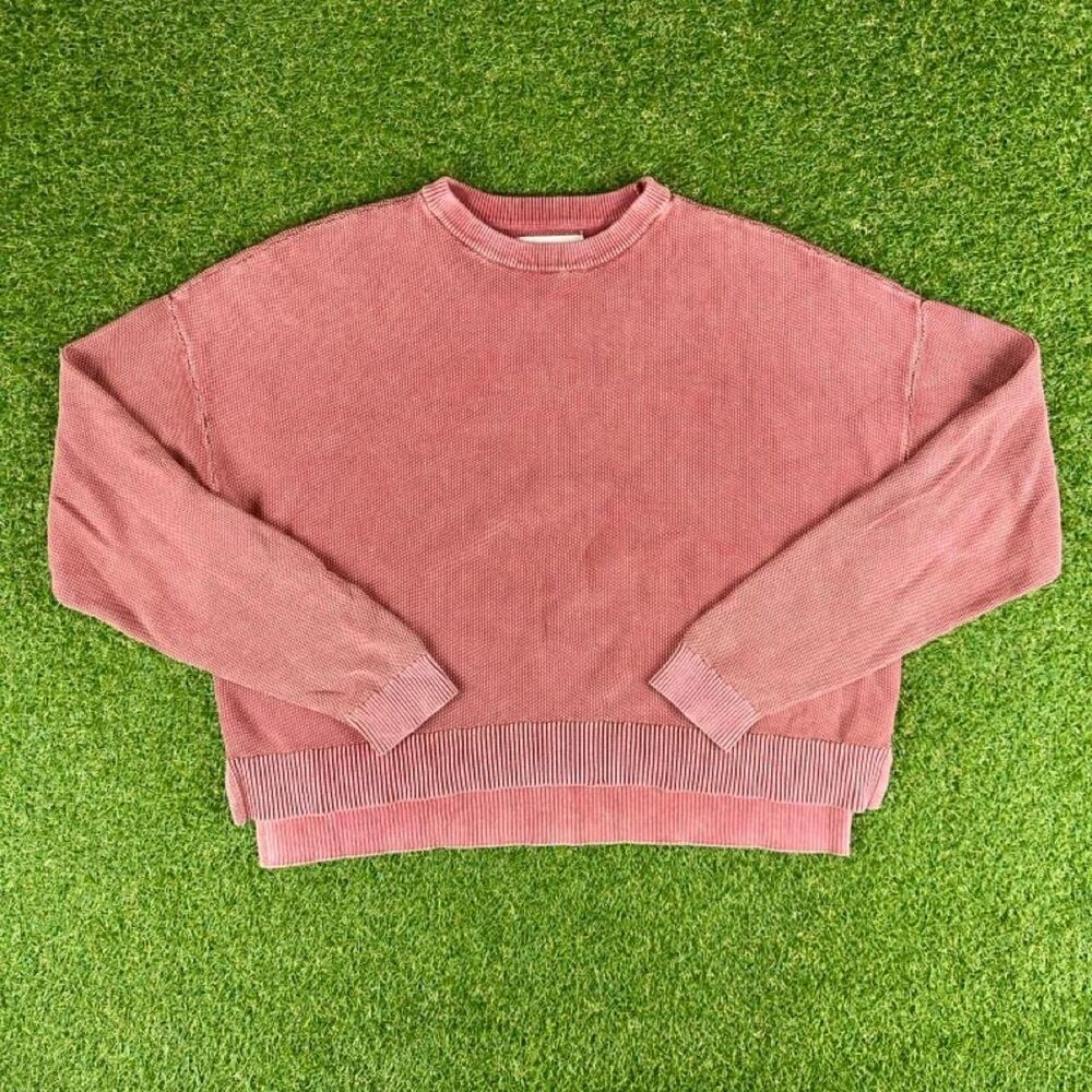 Pacsun Women's Pink and Burgundy Sweatshirt